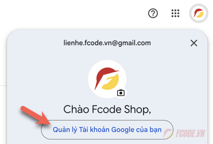 Quản lý tài khoản Google của bạn