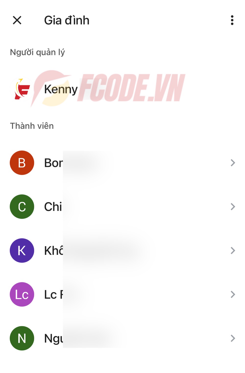 Quản lý thành viên