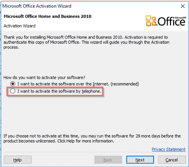 Active office by phone
