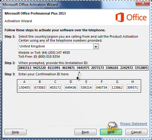 Active office by phone